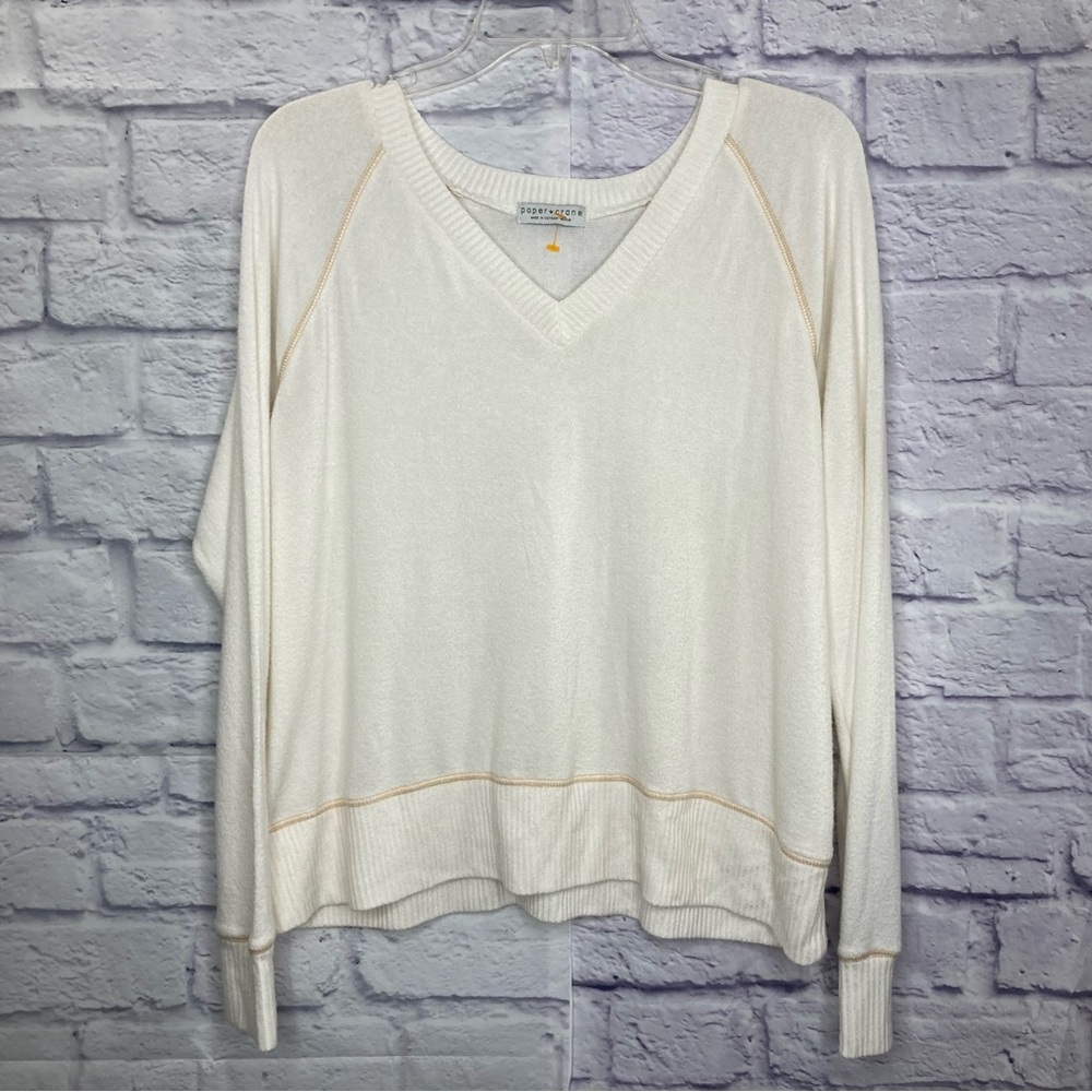 ✨ Anthropologie Paper Crane Boho Lightweight Sweater ✨ - Picture 6 of 15